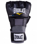 Перчатки снарядные Everlast Evergel Weight Lifting 4356BXL, кожзам, черные/серые
