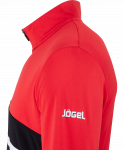 Костюм тренировочный Jögel JPS-4301-621, полиэстер, черный/красный/белый