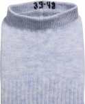 Носки низкие Starfit SW-205, голубой меланж/светло-серый меланж, 2 пары