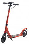 Самокат для взрослых Ateox PRIME с большими колесами и ручным тормозом (Оранжевый)