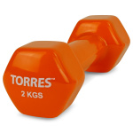 Гантель TORRES PL522204, вес 2 кг, 1 шт