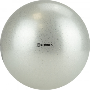Мяч для художественной гимнастики однотонный TORRES AGP-15-07, диаметр 15см., жемчужный с блестками ― купить в Москве. Цена, фото, описание, продажа, отзывы. Выбрать, заказать с доставкой. | Интернет-магазин SPORTAVA.RU