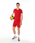 Футболка волейбольная Jögel JVT-1030-027, красный/синий, детский