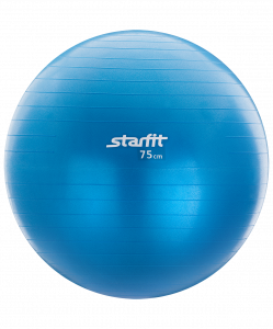 Мяч гимнастический Starfit GB-102 с насосом 75 см, антивзрыв, синий ― купить в Москве. Цена, фото, описание, продажа, отзывы. Выбрать, заказать с доставкой. | Интернет-магазин SPORTAVA.RU