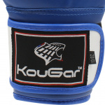 Перчатки боксерские KouGar KO700-12, 12oz, темно-синий