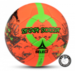 Мяч футбольный SELECT STREET SOCCER,(на асфальте) 813110-666 оранж/зел, размер 4,5