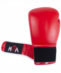 Перчатки боксерские KSA Wolf Red, кожа, 12 oz