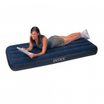 Матрас надувной Intex флок. 64107 DURA-BEAM PRESTIGE DOWNY AIRBED, 99х191х25см