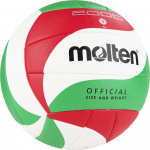Мяч вол. MOLTEN V5M2000 р. 5, 18 панелей, ПУ, маш.сш, бело-красно-зеленый (5)