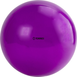 Мяч для художественной гимнастики однотонный TORRES AG-15-05, диаметр 15см., фиолетовый ― купить в Москве. Цена, фото, описание, продажа, отзывы. Выбрать, заказать с доставкой. | Интернет-магазин SPORTAVA.RU