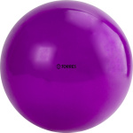 Мяч для художественной гимнастики однотонный TORRES AG-15-05, диаметр 15см., фиолетовый