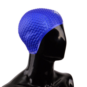 Шапочка для плавания Alpha Caprice CBU-2 bubble с ушами (blue) ― купить в Москве. Цена, фото, описание, продажа, отзывы. Выбрать, заказать с доставкой. | Интернет-магазин SPORTAVA.RU