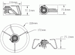 Горелка газовая FIRE-MAPLE FMS-104, ПЬЕЗО, СО ШЛАНГОМ, 235 г