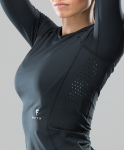 Женская футболка с длинным рукавом FIFTY High Tension FA-WL-0101-BLK, черный