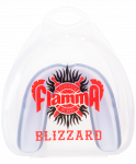 Капа Flamma Blizzard MGF-031MSTR, с футляром, черный/белый, детский