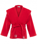 Куртка для самбо Green Hill Junior SCJ-2201, красный, р.00/120