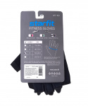 Перчатки для фитнеса Starfit WG-102, черный/светоотражающий