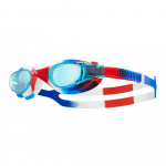 Очки для плавания подростковые TYR Vesi Tie Dye Junior, LGVSITD-424, голубые линзы (Junior)