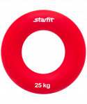 БЕЗ УПАКОВКИ Эспандер кистевой Starfit ES-404 "Кольцо", диаметр 8,8 см, 25 кг, красный