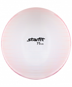 Мяч гимнастический Starfit GB-105 75 см, прозрачный, розовый ― купить в Москве. Цена, фото, описание, продажа, отзывы. Выбрать, заказать с доставкой. | Интернет-магазин SPORTAVA.RU