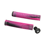 Грипсы HIPE H4 Duo, 155 мм black/pink, Черный/розовый