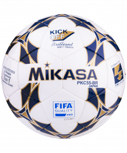 Мяч футбольный Mikasa PKC 55 BR-2 FIFA PRO, №5, белый/синий/бежевый ― купить в Москве. Цена, фото, описание, продажа, отзывы. Выбрать, заказать с доставкой. | Интернет-магазин SPORTAVA.RU