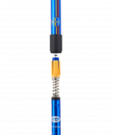 УЦЕНКА Скандинавские палки Berger Blade, 77-135 см, 2-секционные, синий/красный/желтый