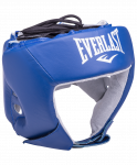 Шлем открытый Everlast USA Boxing 610206U, M, кожа, синий