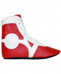 Обувь для самбо Rusco SM-0102, кожа, красный