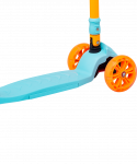 БЕЗ УПАКОВКИ Самокат Ridex 3-колесный Bunny, 135/90 мм, голубой/оранжевый