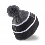 Шапка спортивная PUMA Pom Beanie, 02403901, черно-серый (Взрослый)