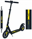 Самокат Ridex 2-колесный Trigger 200 мм, дисковый тормоз, черный/желтый