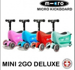 Самокат Micro Mini2GO Deluxe, синий