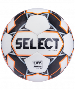 Мяч футбольный Select Super FIFA 812117, №5, белый/серый/оранжевый (5) ― купить в Москве. Цена, фото, описание, продажа, отзывы. Выбрать, заказать с доставкой. | Интернет-магазин SPORTAVA.RU