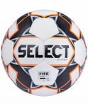 Мяч футбольный Select Super FIFA 812117, №5, белый/серый/оранжевый (5)