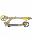 БЕЗ УПАКОВКИ Самокат Ridex 2-колесный Razzle 145 мм, серый/желтый