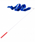 Лента для художественной гимнастики Amely AGR-201 6м, с палочкой 56 см, синий