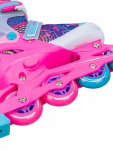 Раздвижные роликовые коньки Alpha Caprice CK-SK-P320-31 Pink (антистресс сквиш лапка в подарок)