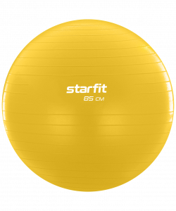 Фитбол Starfit GB-108 антивзрыв, 1500 гр, желтый, 85 см ― купить в Москве. Цена, фото, описание, продажа, отзывы. Выбрать, заказать с доставкой. | Интернет-магазин SPORTAVA.RU