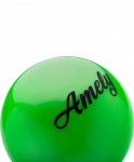 Мяч для художественной гимнастики Amely AGB-101 19 см, зеленый