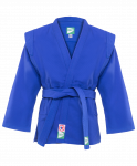 Куртка для самбо Green Hill JS-302, синяя, р.4/170