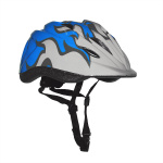 Шлем детский RGX Flame синий/белый с регулировкой размера (50-57)