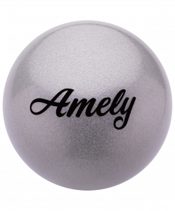 Мяч для художественной гимнастики Amely AGB-102 15 см, серый, с блестками ― купить в Москве. Цена, фото, описание, продажа, отзывы. Выбрать, заказать с доставкой. | Интернет-магазин SPORTAVA.RU
