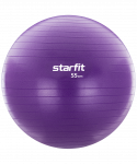 БЕЗ УПАКОВКИ Фитбол Starfit GB-106, 55 см, 900 гр, с ручным насосом, фиолетовый, антивзрыв