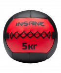 Медбол Insane IN24-WB100, 5 кг, красный