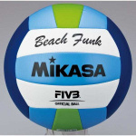 Мяч для пляжного волейбола MIKASA, р. 5, м/ш, син/гол/бел/зел, VXS-BFU
