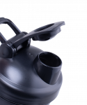 Шейкер с металлическим венчиком Starfit FB-200, сферическое дно, серый/черный