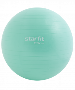 Фитбол Starfit GB-108 антивзрыв, 1000 гр, мятный, 65 см ― купить в Москве. Цена, фото, описание, продажа, отзывы. Выбрать, заказать с доставкой. | Интернет-магазин SPORTAVA.RU