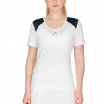 Футболка женская HEAD Club 22 T-Shirt W 814431-WHDB-XS, размер XS
