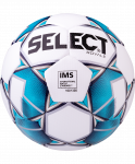 Мяч футбольный Select Royale 814117 IMS, №5, белый/синий (5)